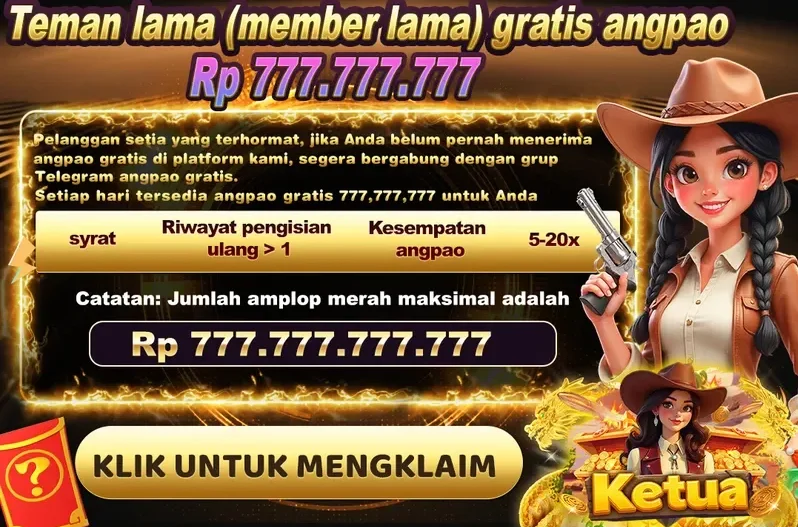 Teman lama (member lama) gratis angpao Rp 777.777.777